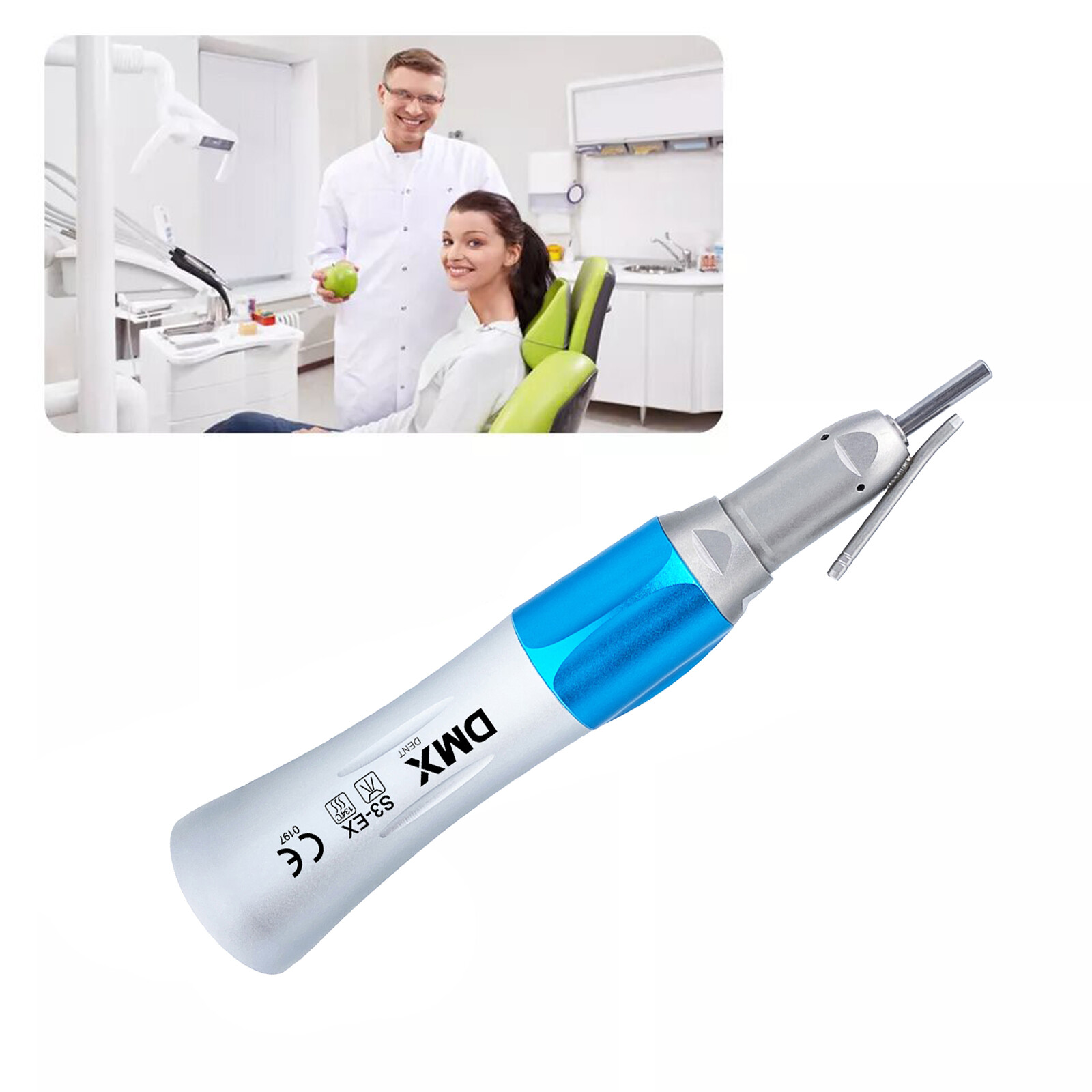 NSK Style Dental 1:1 Surgical Straight Handpiece With External irrigation Pipe A