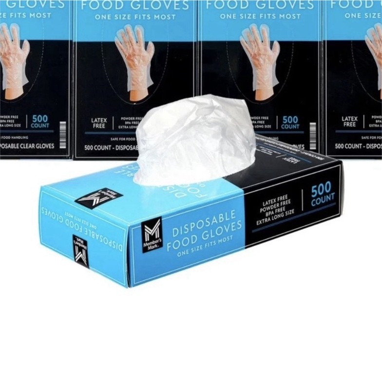 Member’s Mark Disposable Food Gloves Powder-Free One Size Fits Most