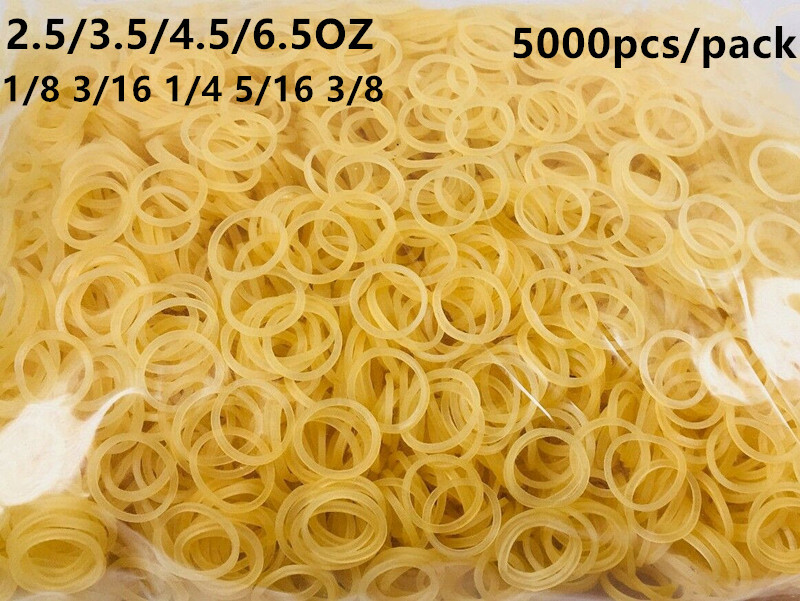 1Pack Dental Ortho Elastics Rubber Bands Ties 2.5/3.5/4.5/6.5OZ Yellow Hot Sale