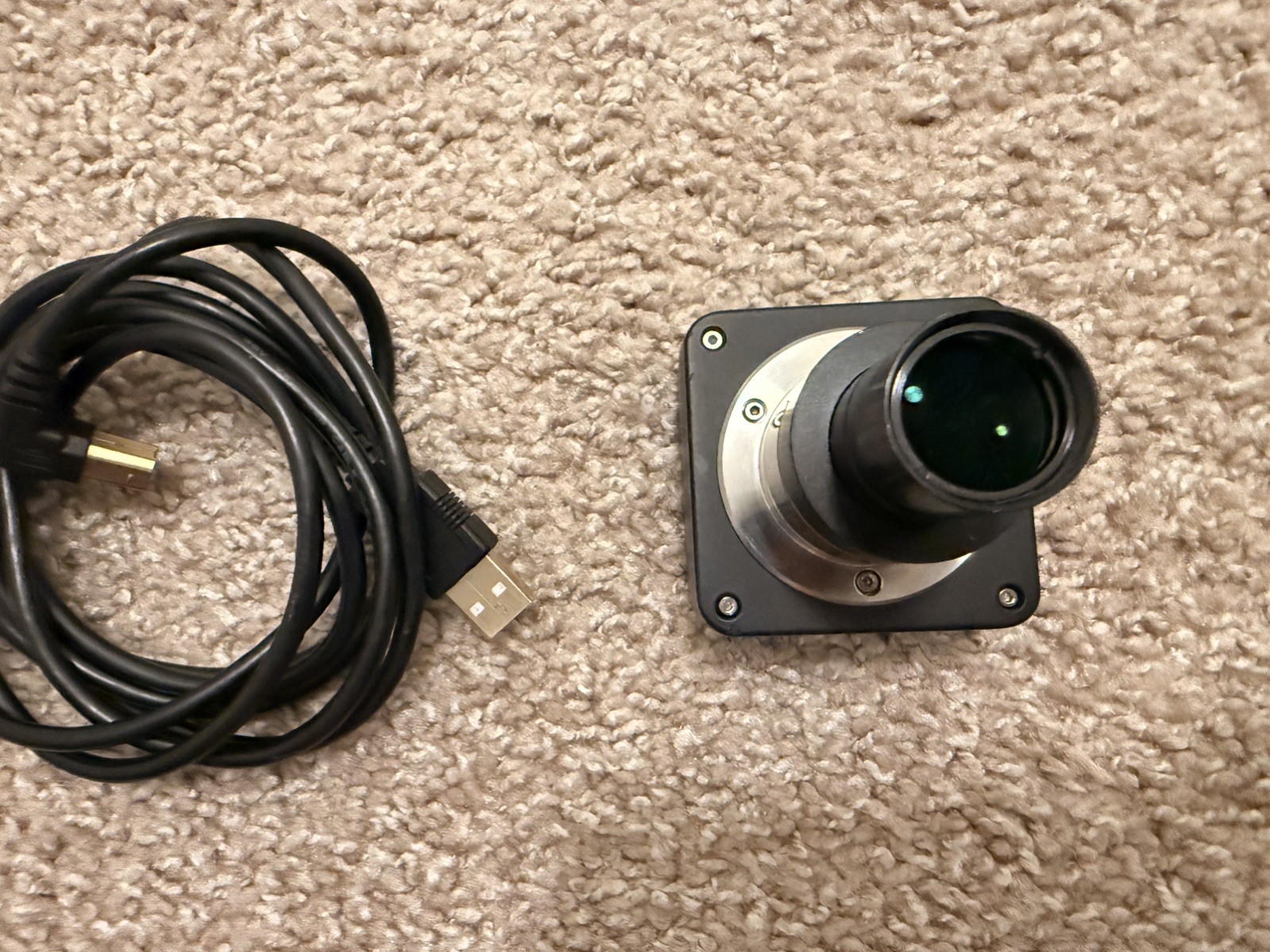 AmScope MU300 Fixed Microscope Adapter FMA050 5mm Biological Laboratory