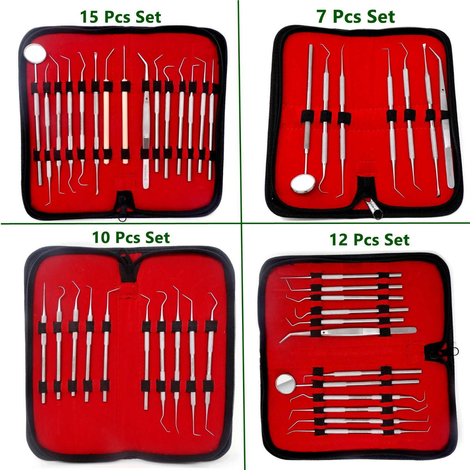 Professional Dental Oral Hygiene Kits Tools Deep Cleaning Teeth Care Travel Set