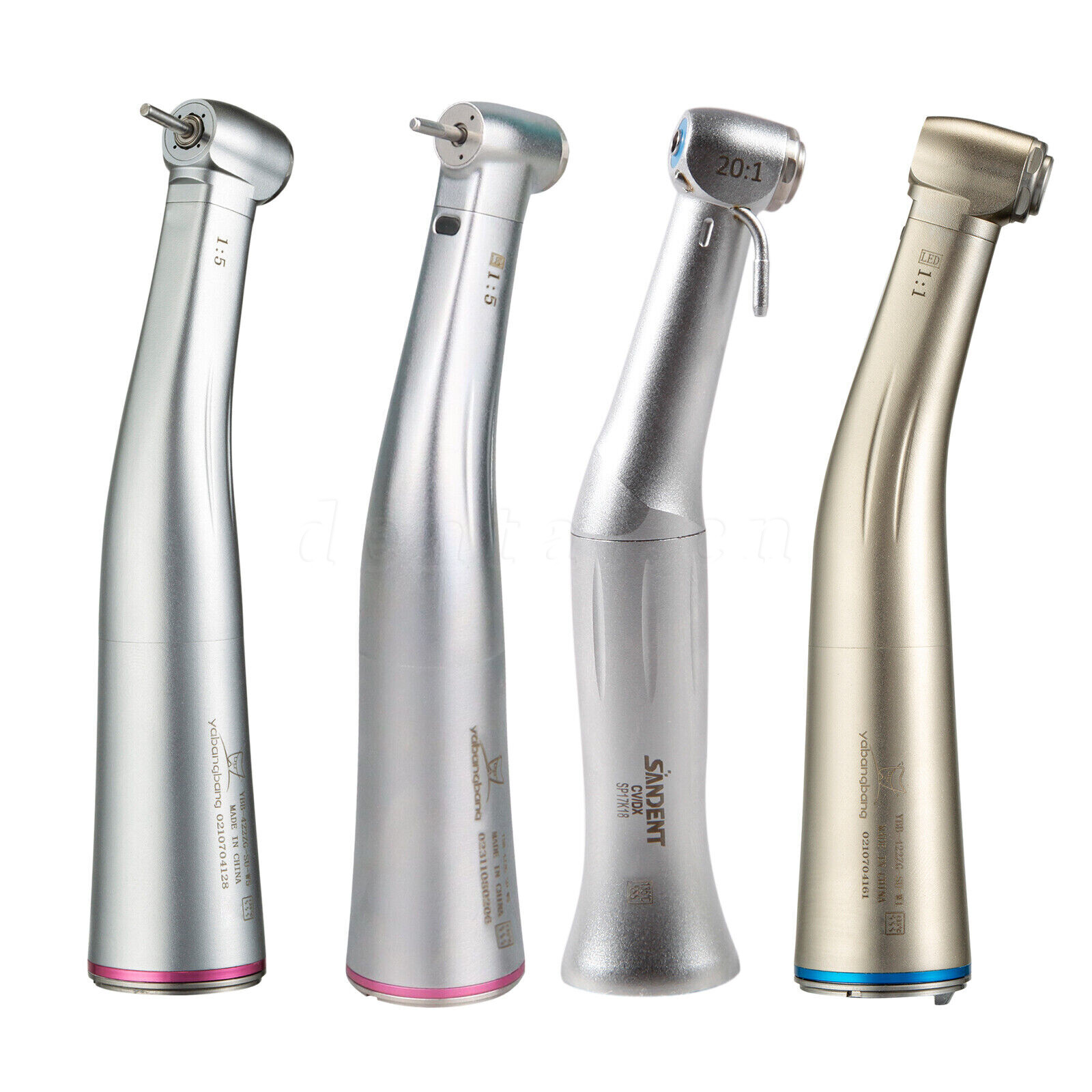 NSK Style Dental 1:1/1:5 Increasing Contra Angle LED/20:1 Implant Handpiece USA