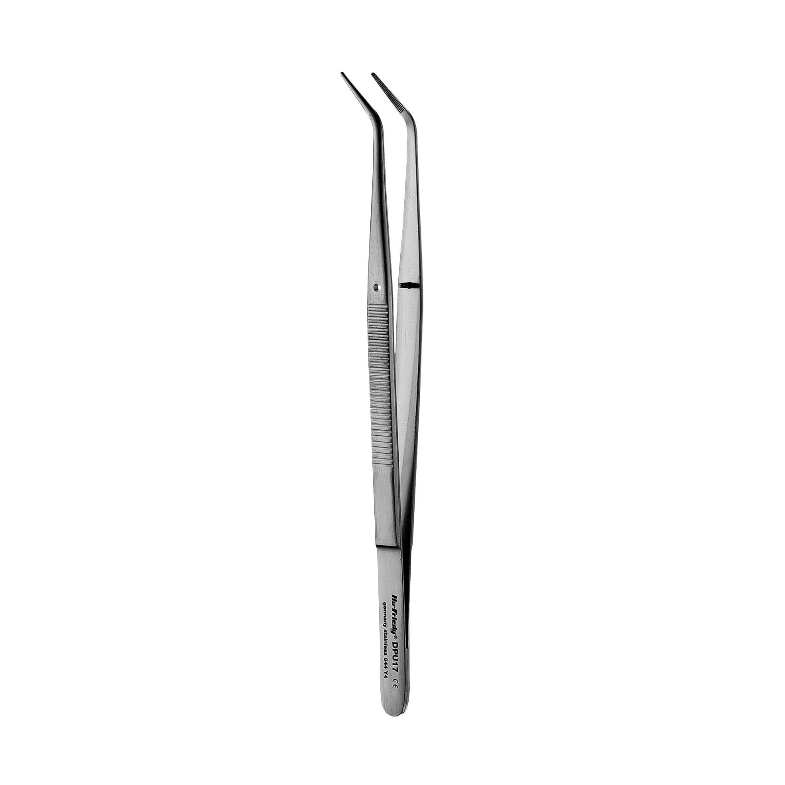 Hu-Friedy U17 Stainless Steel Utility Pick-up Dressing Pliers with serrated tip