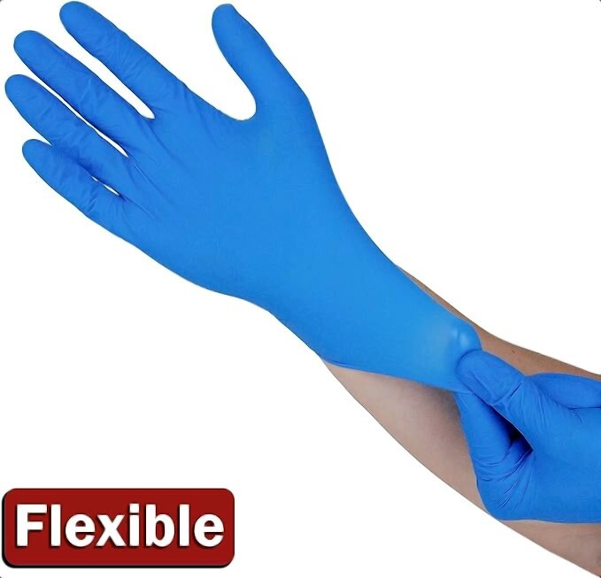 100 4mil INDIGO or BLUE Nitrile Medical Disposable Exam Gloves Latex Powder Free