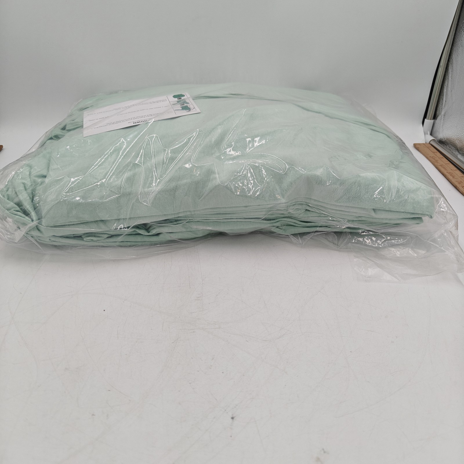 NEW Hanes Hospital Gown LOT OF 50 – Long Sleeve Green Tie Back XL 2XL 3XL