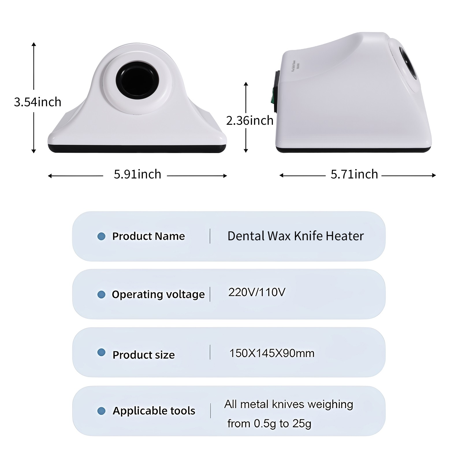 Dental Wax Knife Heater Technician Electric Waxer Inductor Processing Heating
