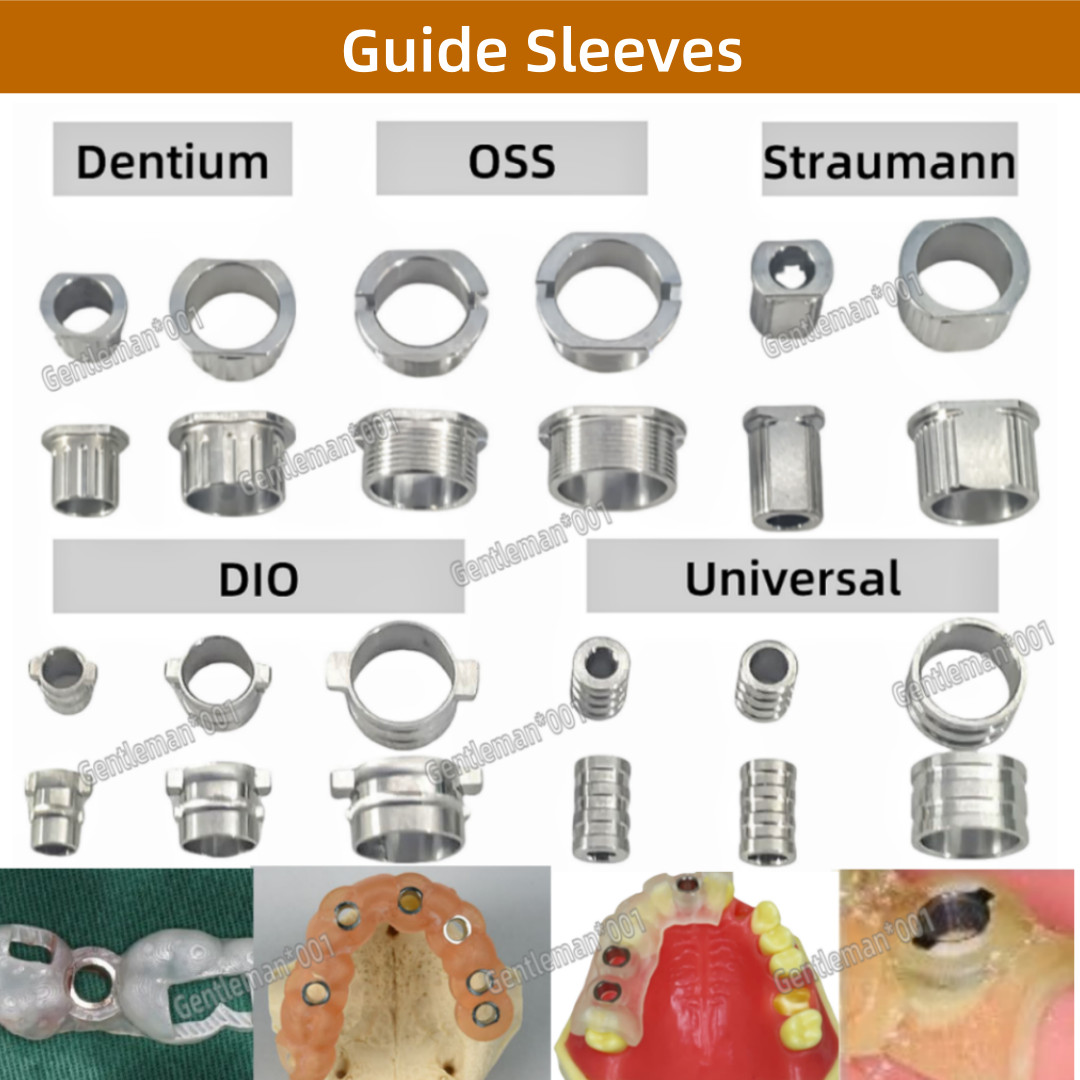 10Pcs Dental Digital Guided Sleeves Implant Template Fixed Universal ITI DIO DEN
