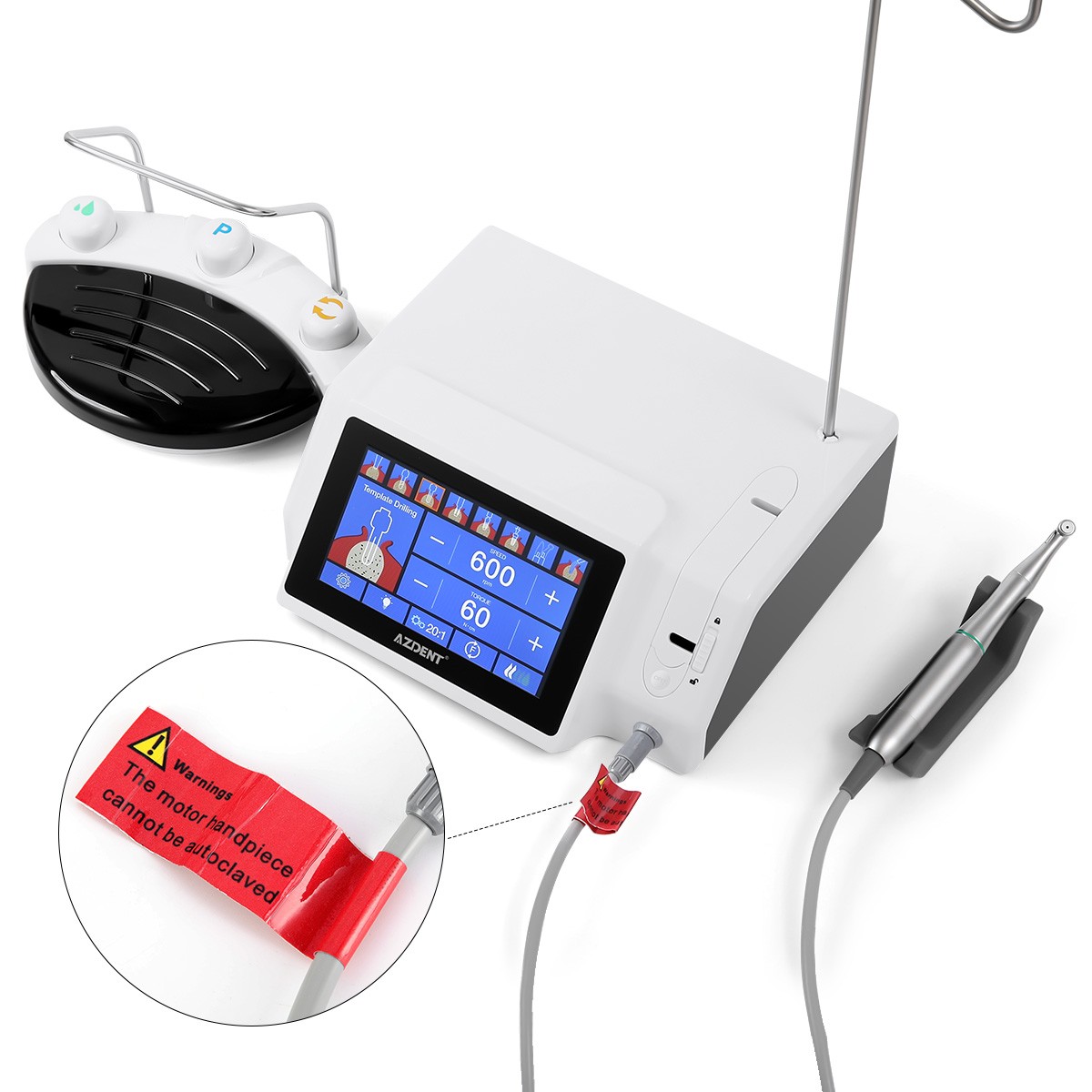 Dental Surgical Brushless LED Implant Motor System /Disposable Irrigation Tube