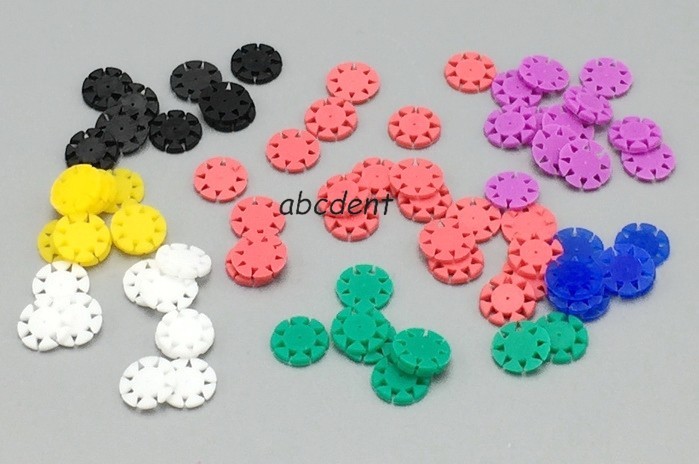 500pcs Dental Endo File Stoppers Root Canal Rotary File Flower Disinfection