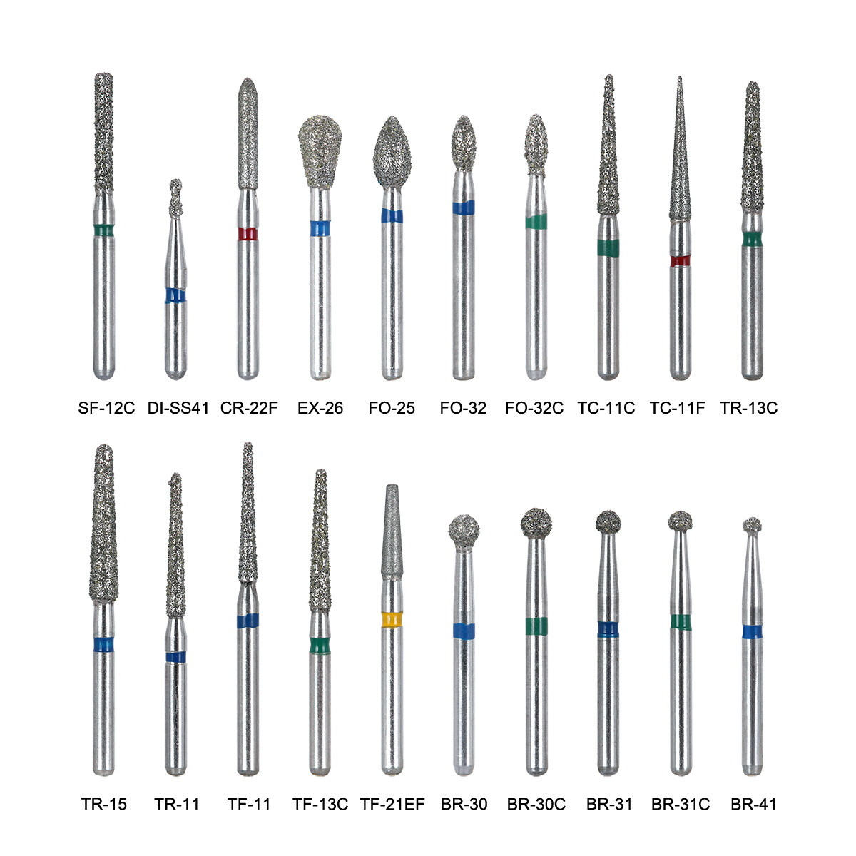 Dental NSK Style LED E-generator High Speed Handpiece 2/4Holes/Dental FG Burs