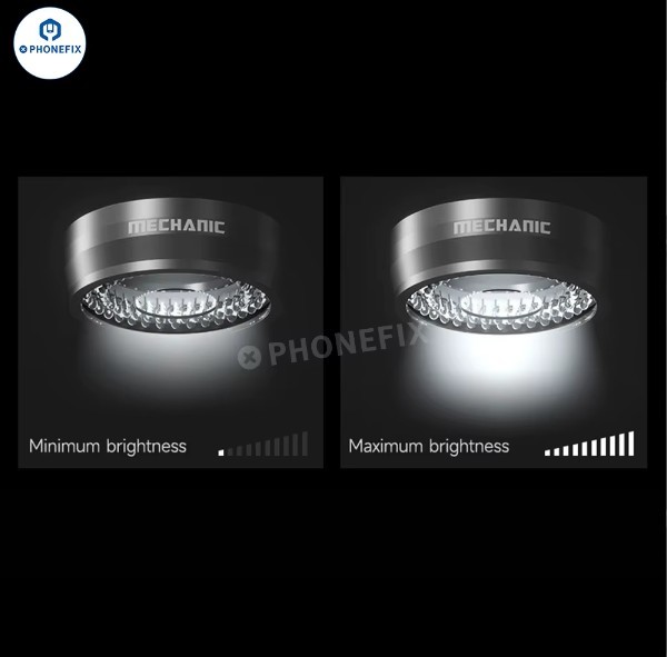 Mechanic Polarized Ring Light LS720+ Plus Microscope Anti Glare Lamp 72 LED