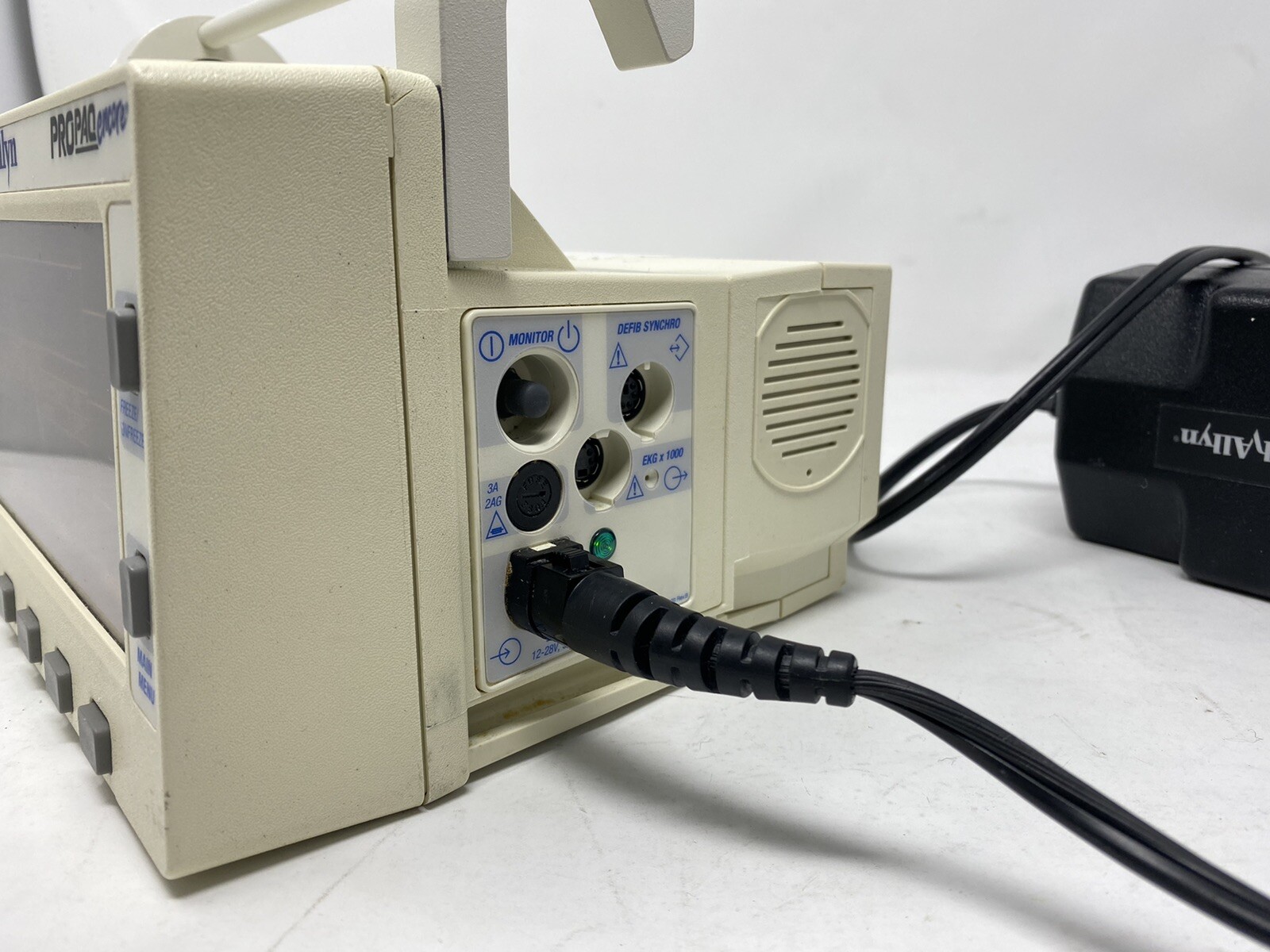 Welch Allyn ProPaq Encore 202EL Monitor W/ Power Cord – Good Battery – Airforce