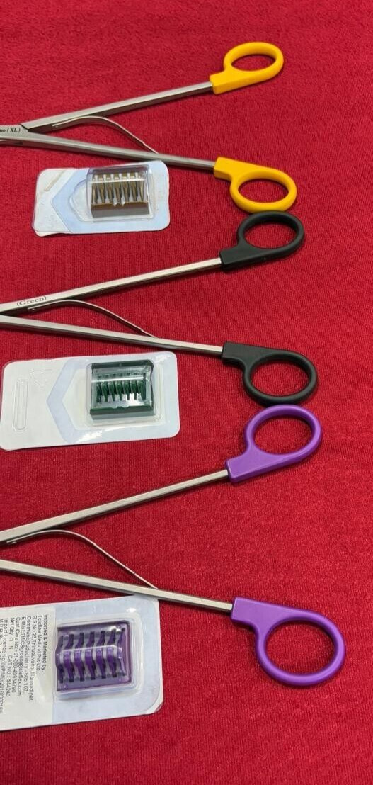 Open Surgery Hem-o-Lok Appliers with Cartridge Reusable Instruments – 3 Set