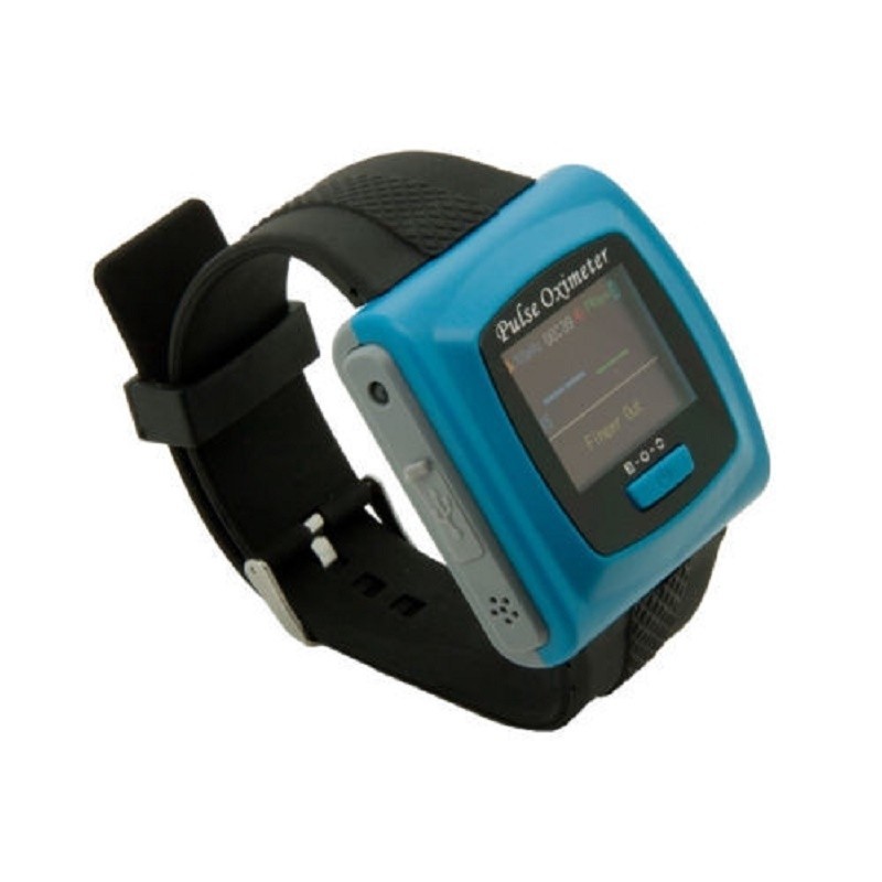 CMS50F Wrist Pulse Oximeter – Oxygen Monitor with Finger Probe