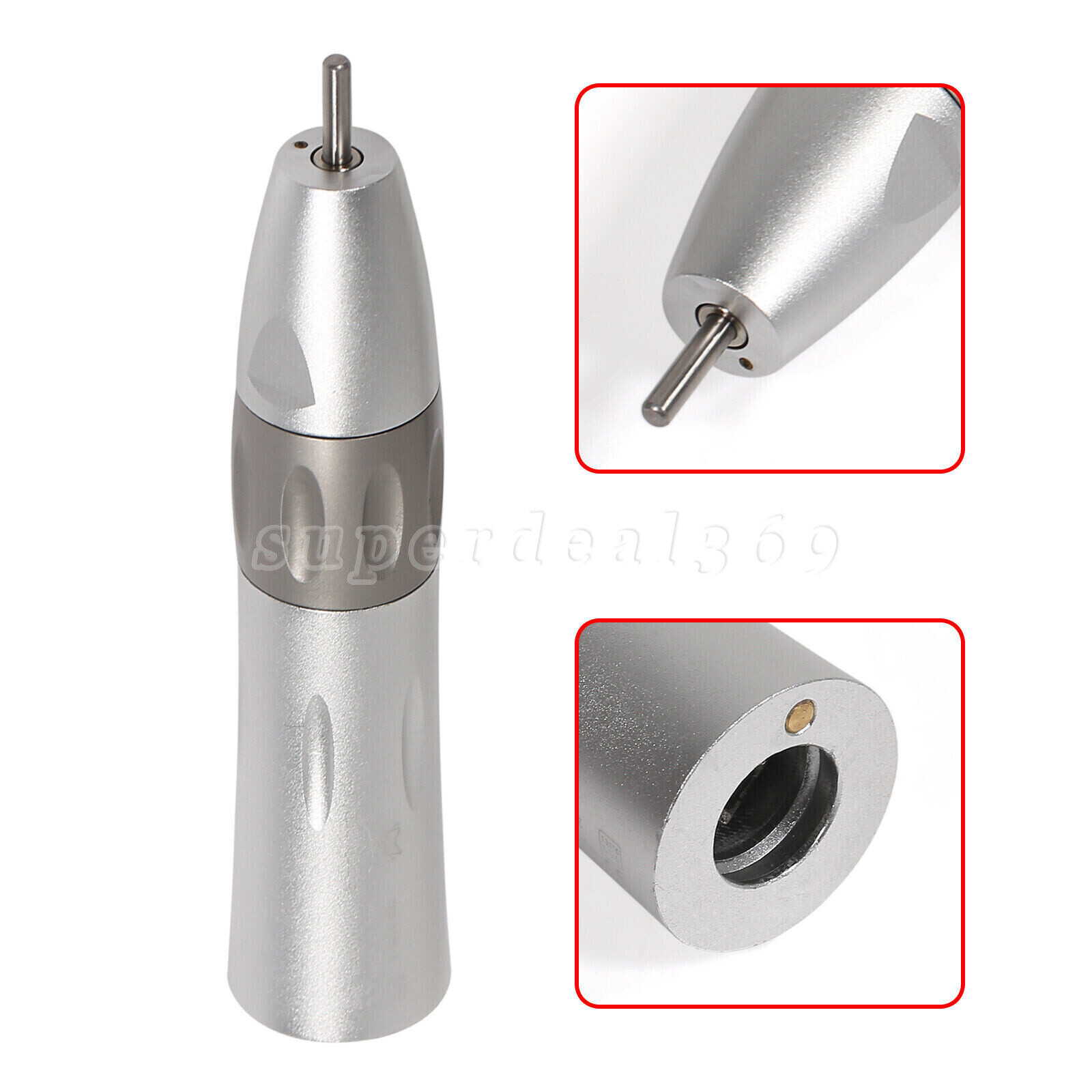 1-10*Dental Inner Low Speed Straight Nosecone Handpiece fit NSK E-type Motor kv