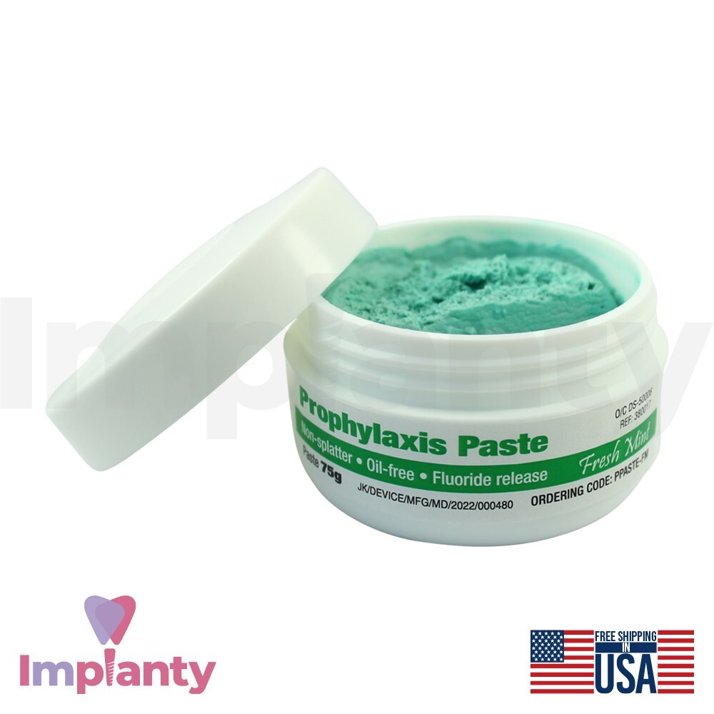 Prophy Prophylaxis Paste 75g Fresh Mint Flavor Dental Lab Polishing & Cleaning