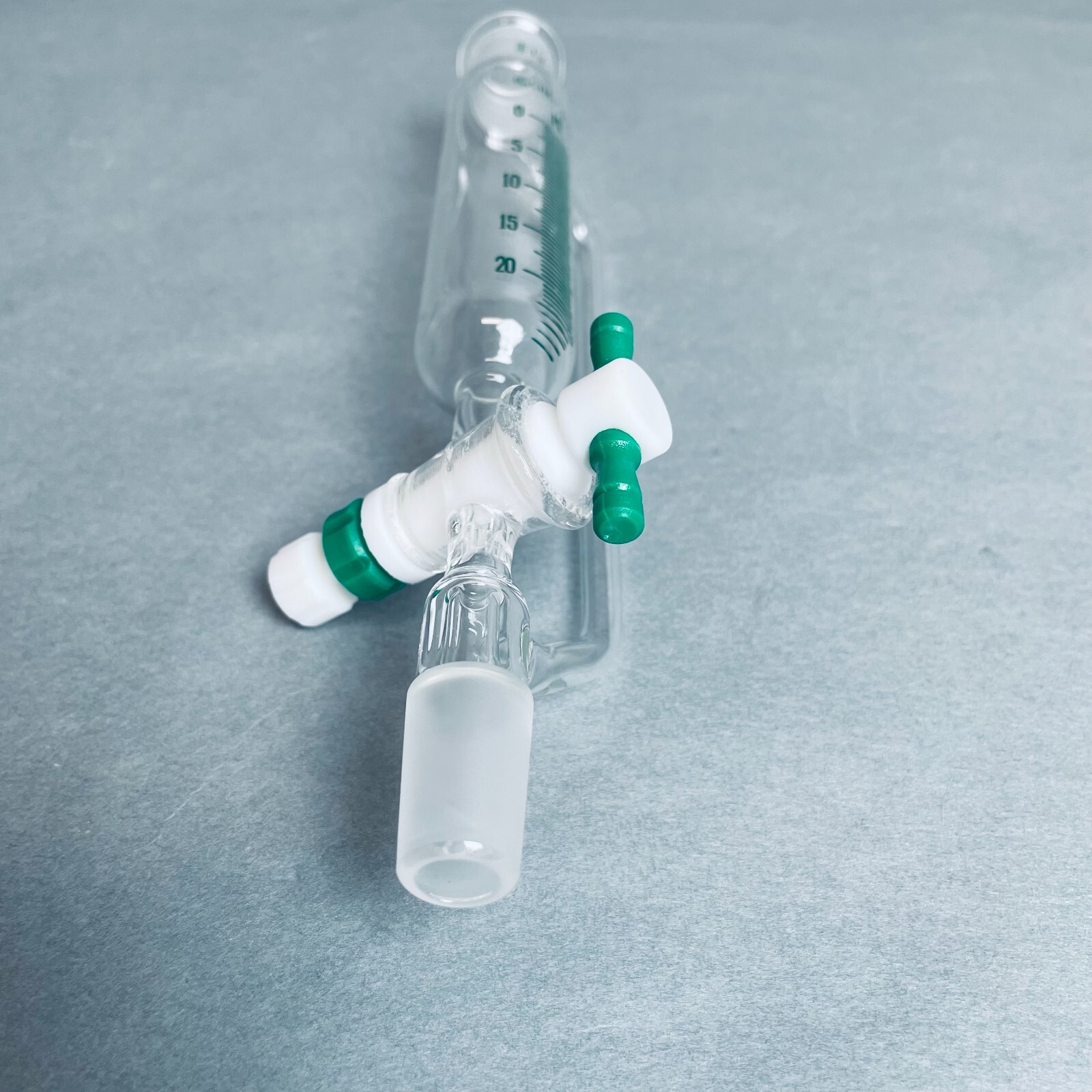 Chemglass Addition Funnel 25 ml Graduated 14/20 Joint with PTFE Stopcock