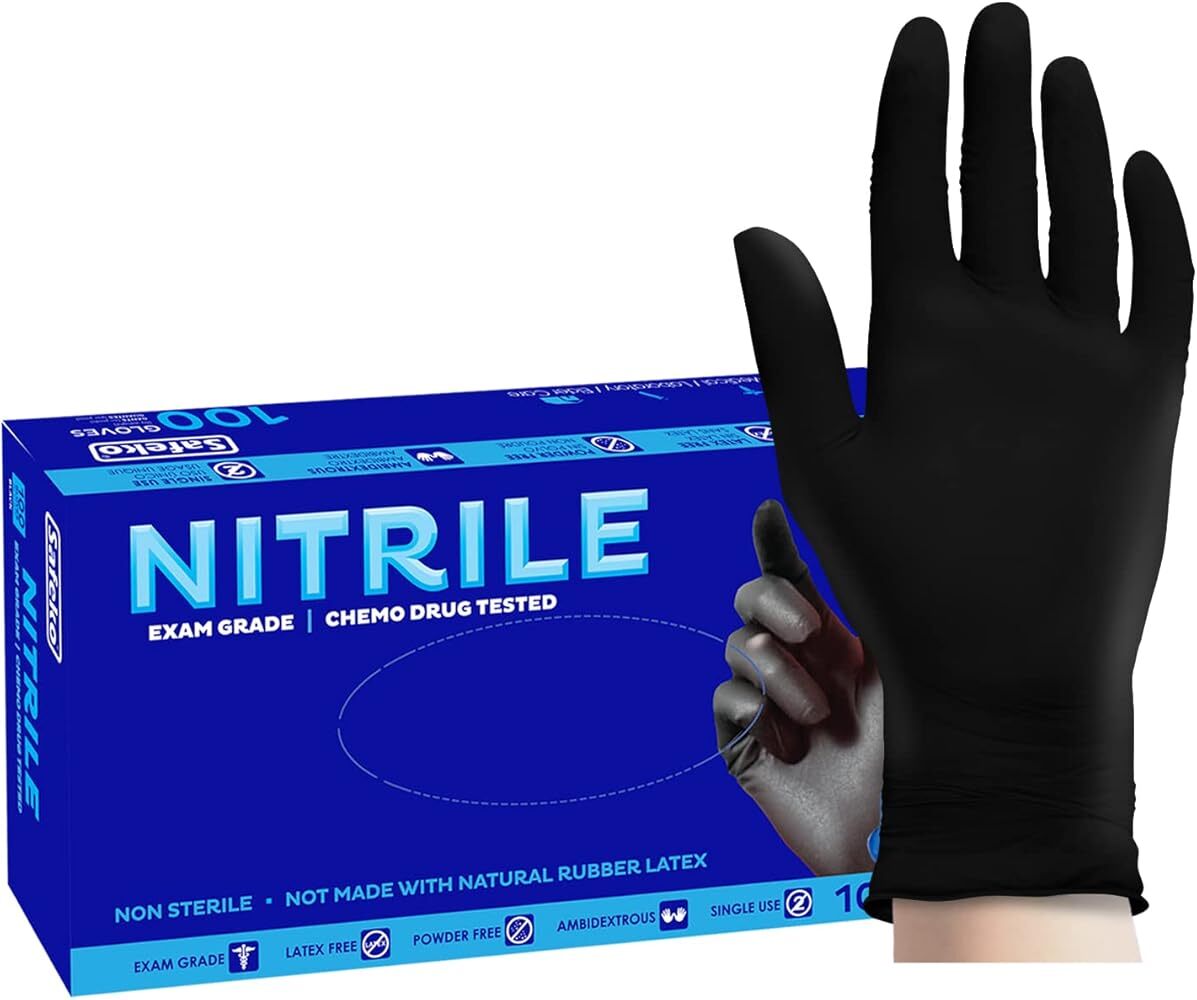 Safeko Black Nitrile – Chemo Drug Tested – Exam Glove – 1000PC (/GM3-4100-SK-…