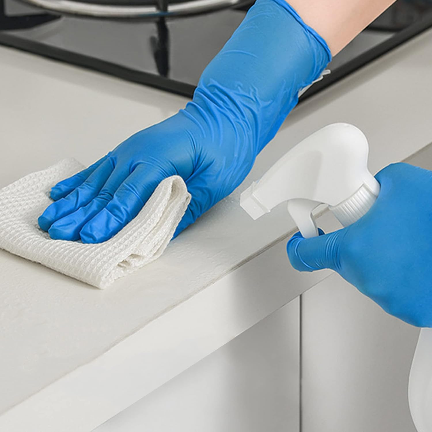 Nitrile Gloves 100Pcs 1000 Pcs Disposable Blue, Small/Medium/Large/Xlarge, No La
