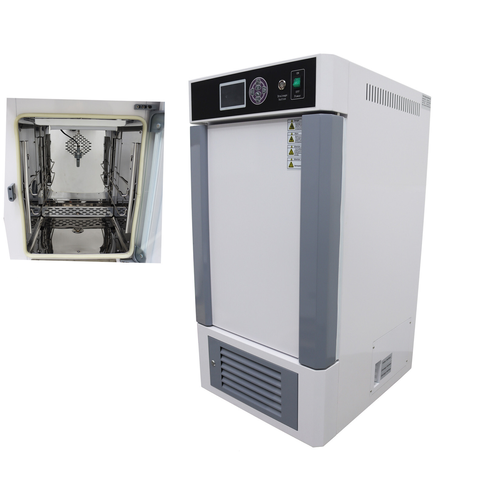 Electric Lab Constant Temperature And Humidity Incubator 80L Volume 220V 600W