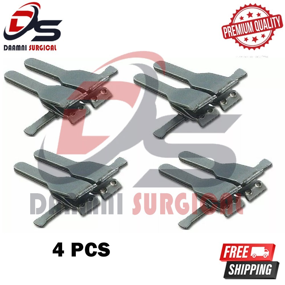 4Sets Neurosurgery Plastic Surgery Micro Vascular Clamps V-2 Small Size 4Set