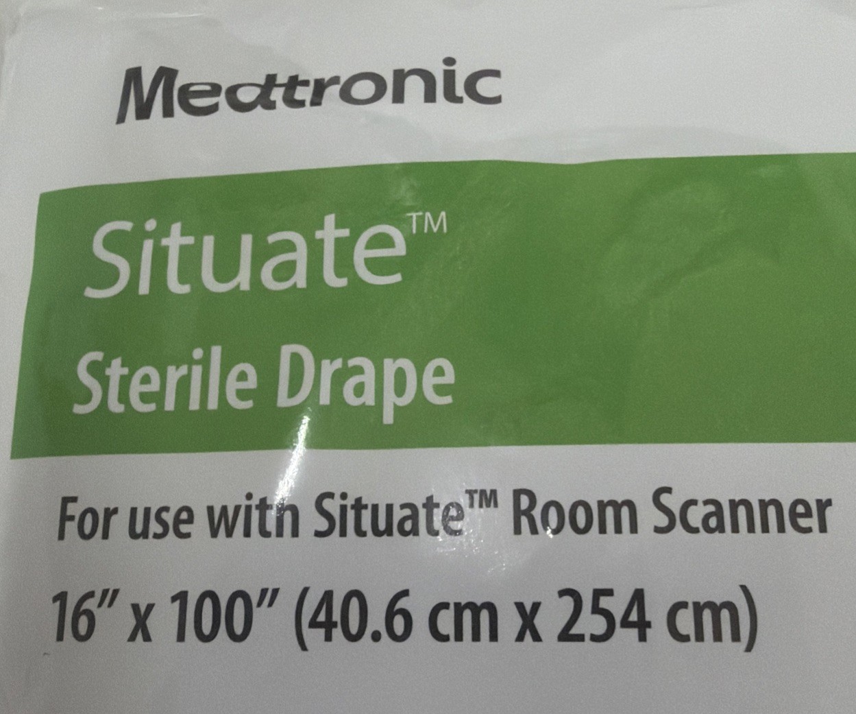 LOT OF 20 MEDTRONIC SITUATE STERILE DRAPE 16” X 100” REF: 01-0020 – EXP 2028