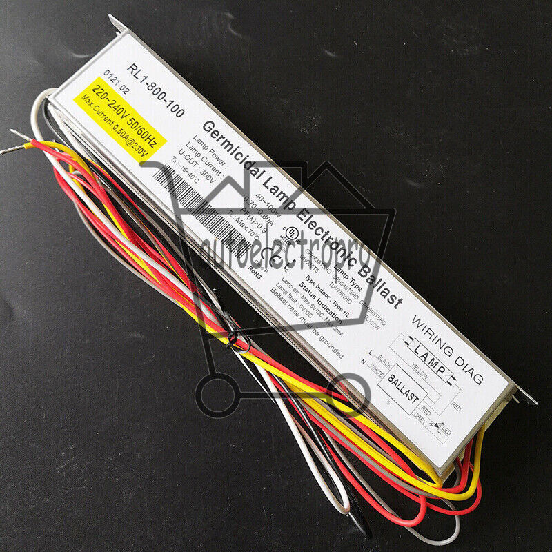 RL1-800-100 RL1-425-40 220-240V PL1-425-40W DC24V UV Lamp Electronic Ballast~