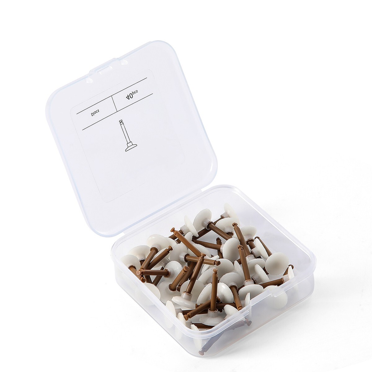 AZDENT 40Pcs Dental Composite Polishing Finishing Finisher Cups/Points/Disc