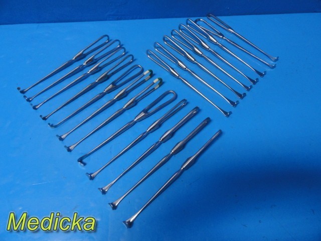 20x Cushing Nerve & Vein Retractors Sklar Codman Storz Jarit Lawton ~ 39997