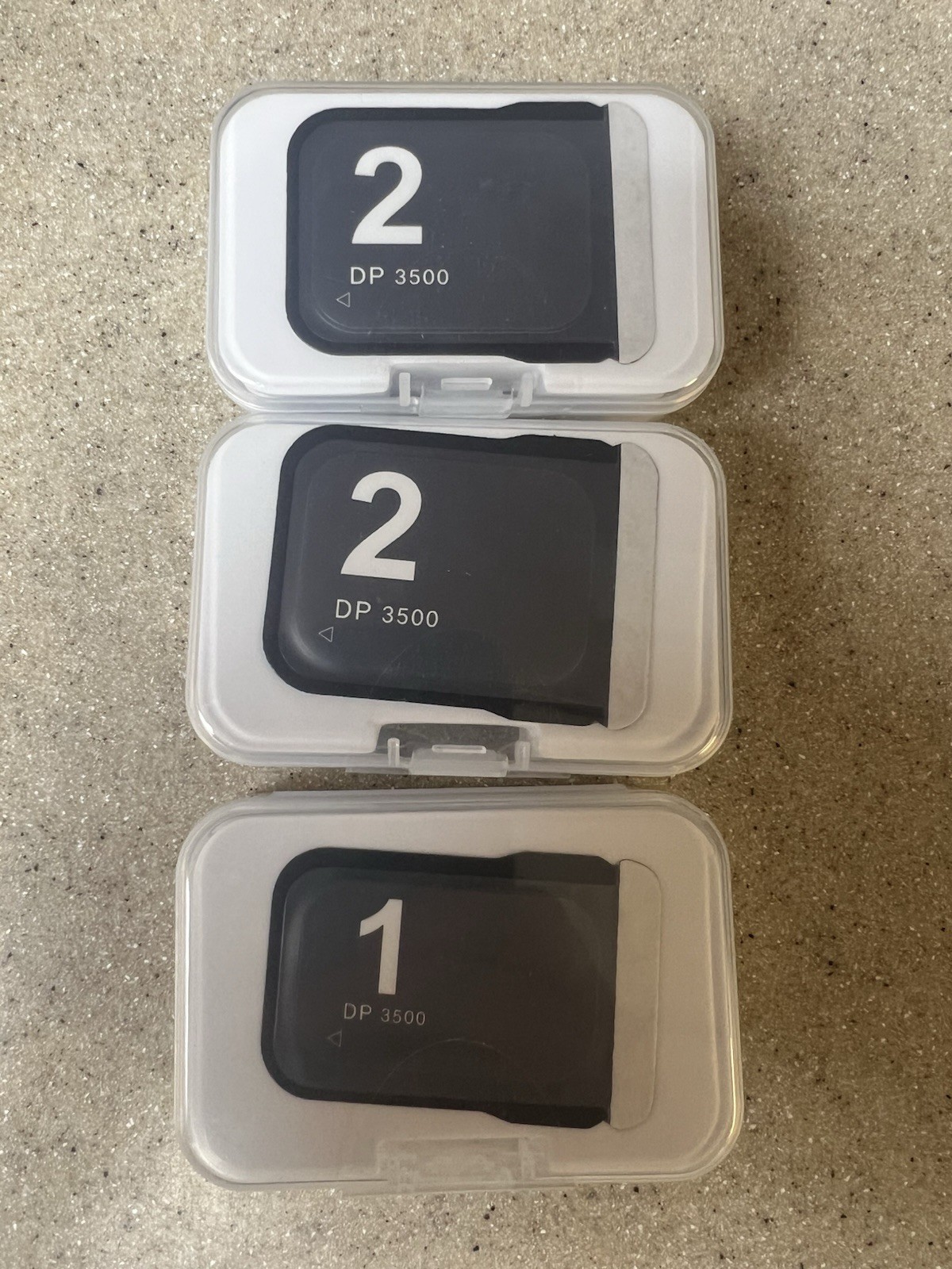 Woodpecker Phosphor Plates, Two Size2, One Size1