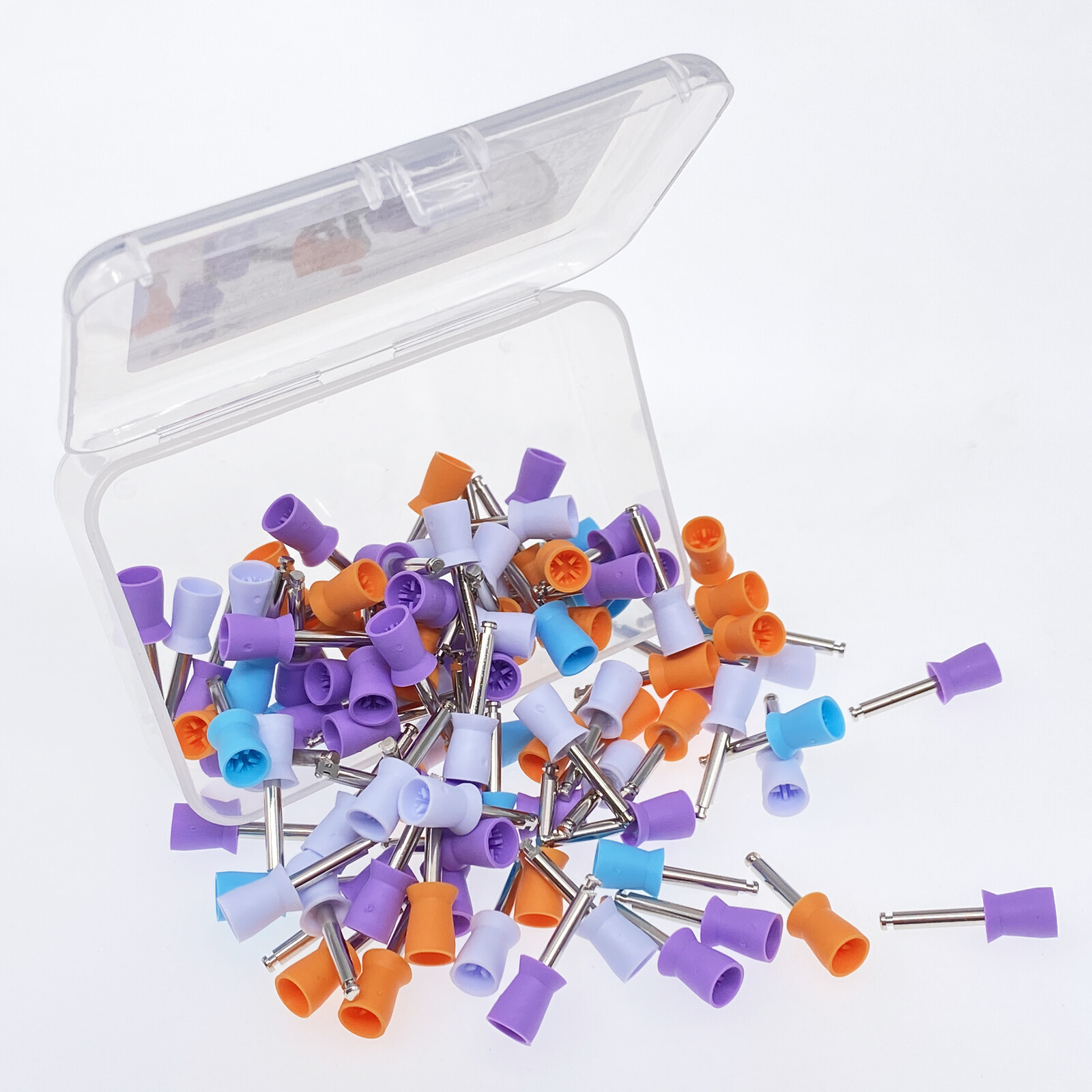 100Pcs Dental Polishing Cups Prophy Cup Rubber Latch Type DMXDENT