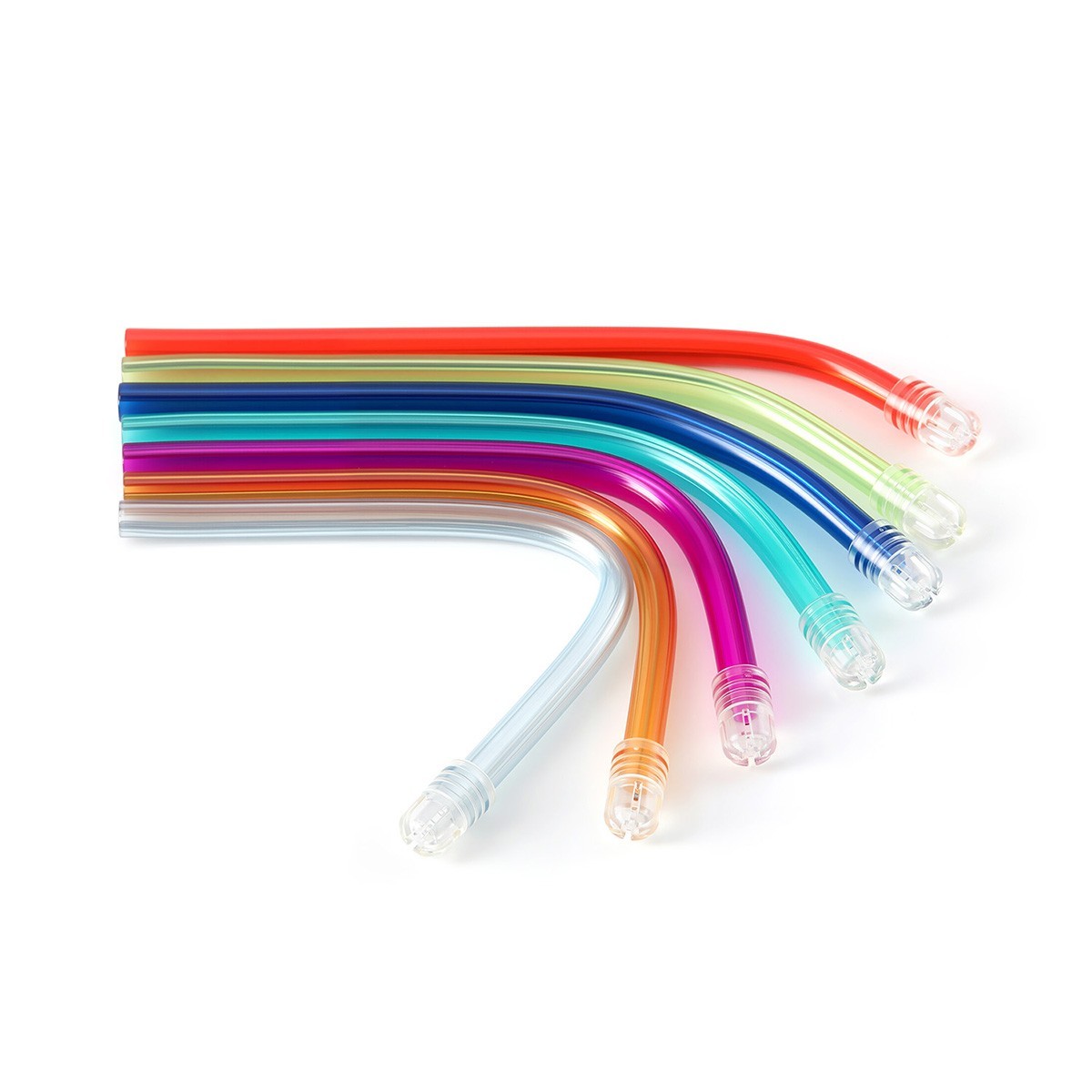 100pcs AZDENT Dental Disposable Saliva Ejectors Suction Tips Assorted Color