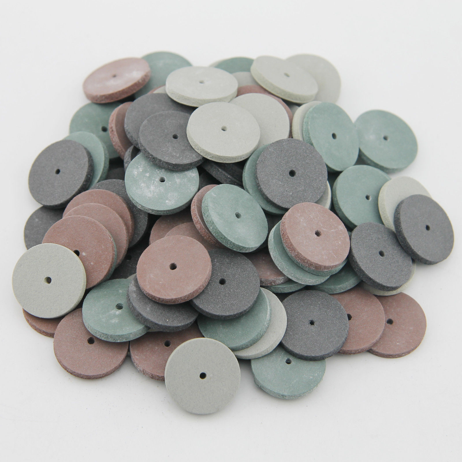 100 Pcs Toboom Dental Lab Silicon Polishing Wheel Rotary Polisher Tool Rubber