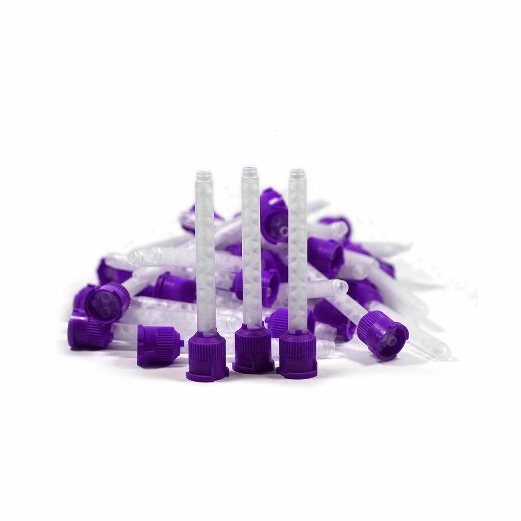 Defend style VP-8107 50 x 7.5mm Purple Mydent HP Mixing Tips