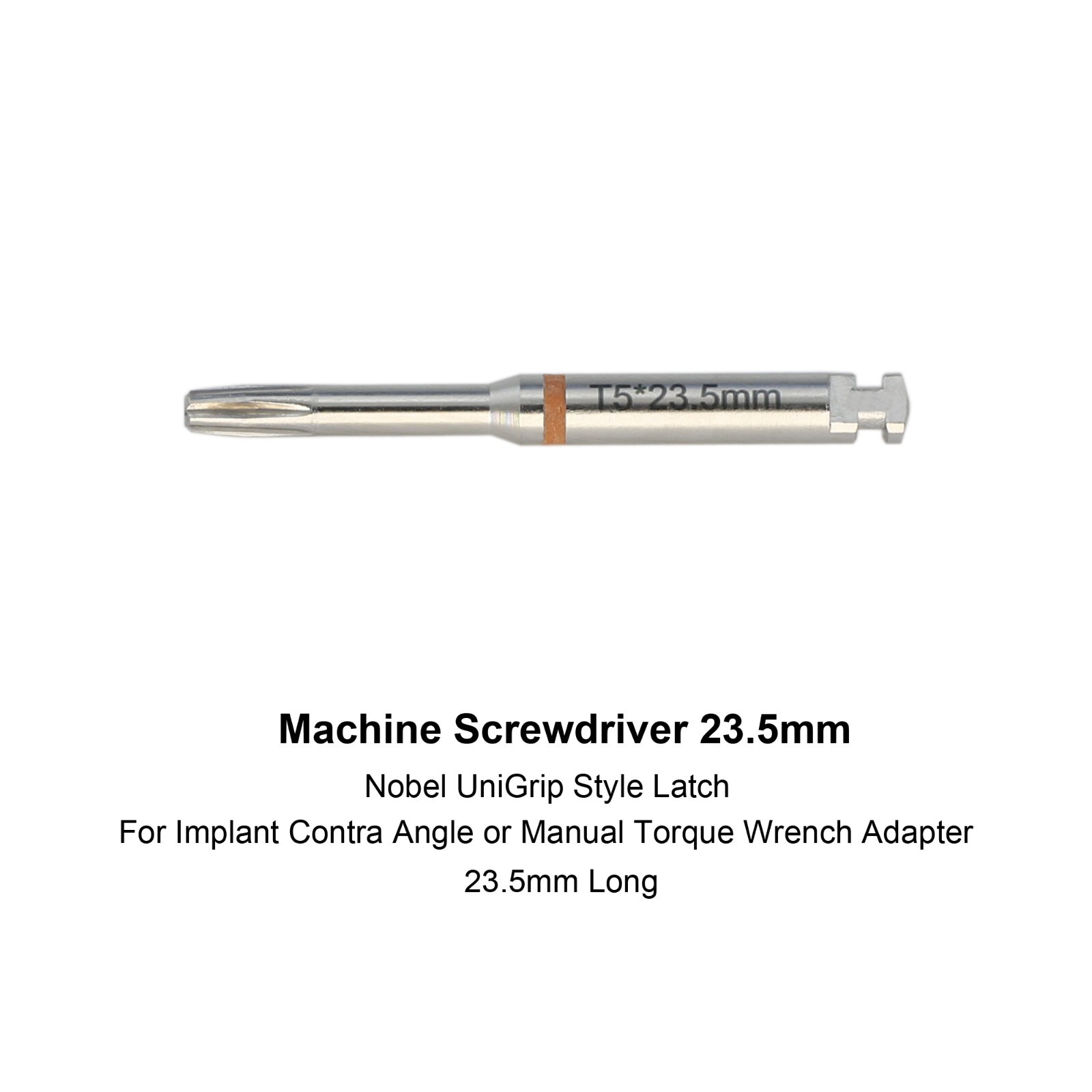 Implant Screwdriver Hex Driver Latch 1.2 1.25 T5 Astra Zimmer Thommen ICX Nobel