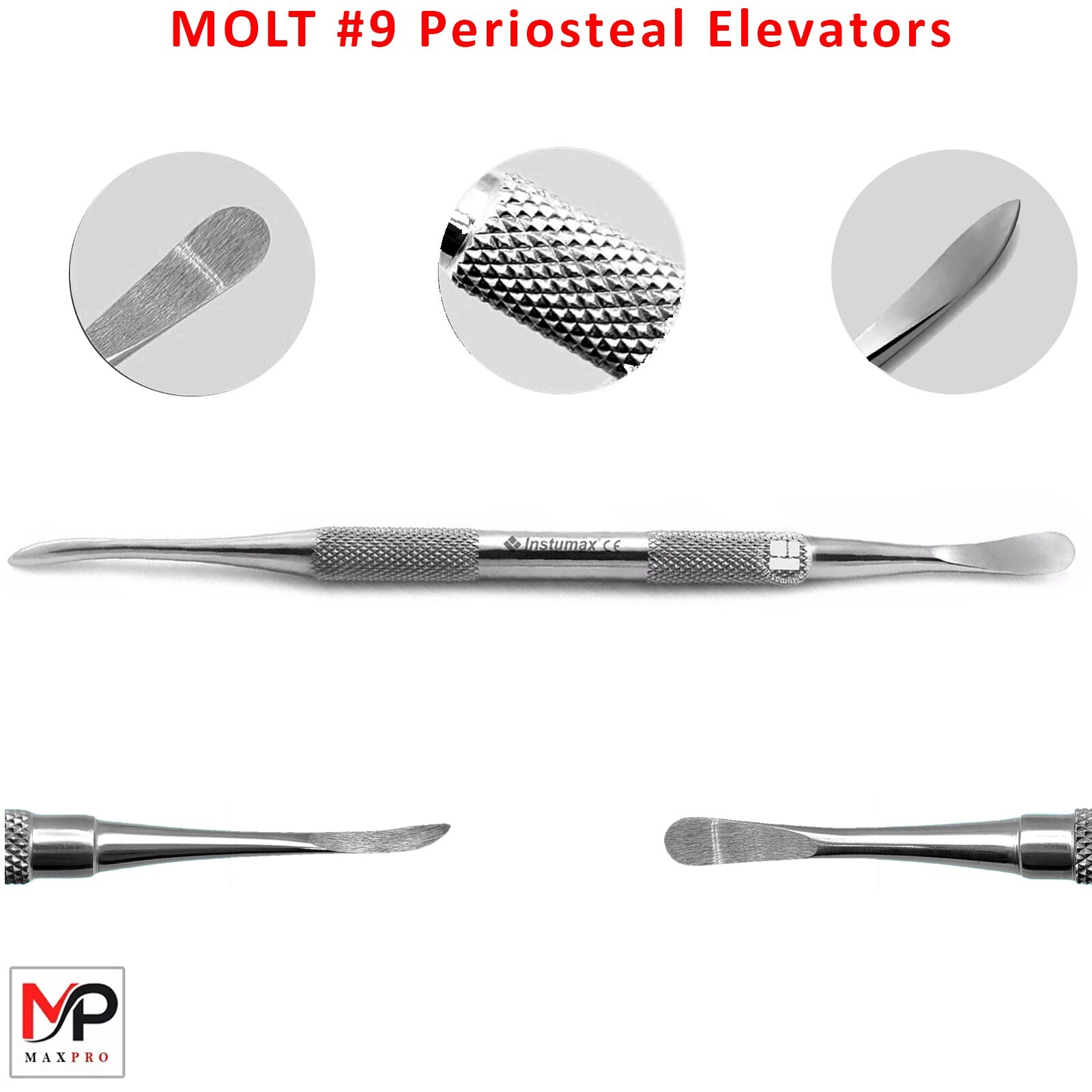 Dental MOLT # 9 Periosteal Elevators Implant Surgical Gingival Tissues