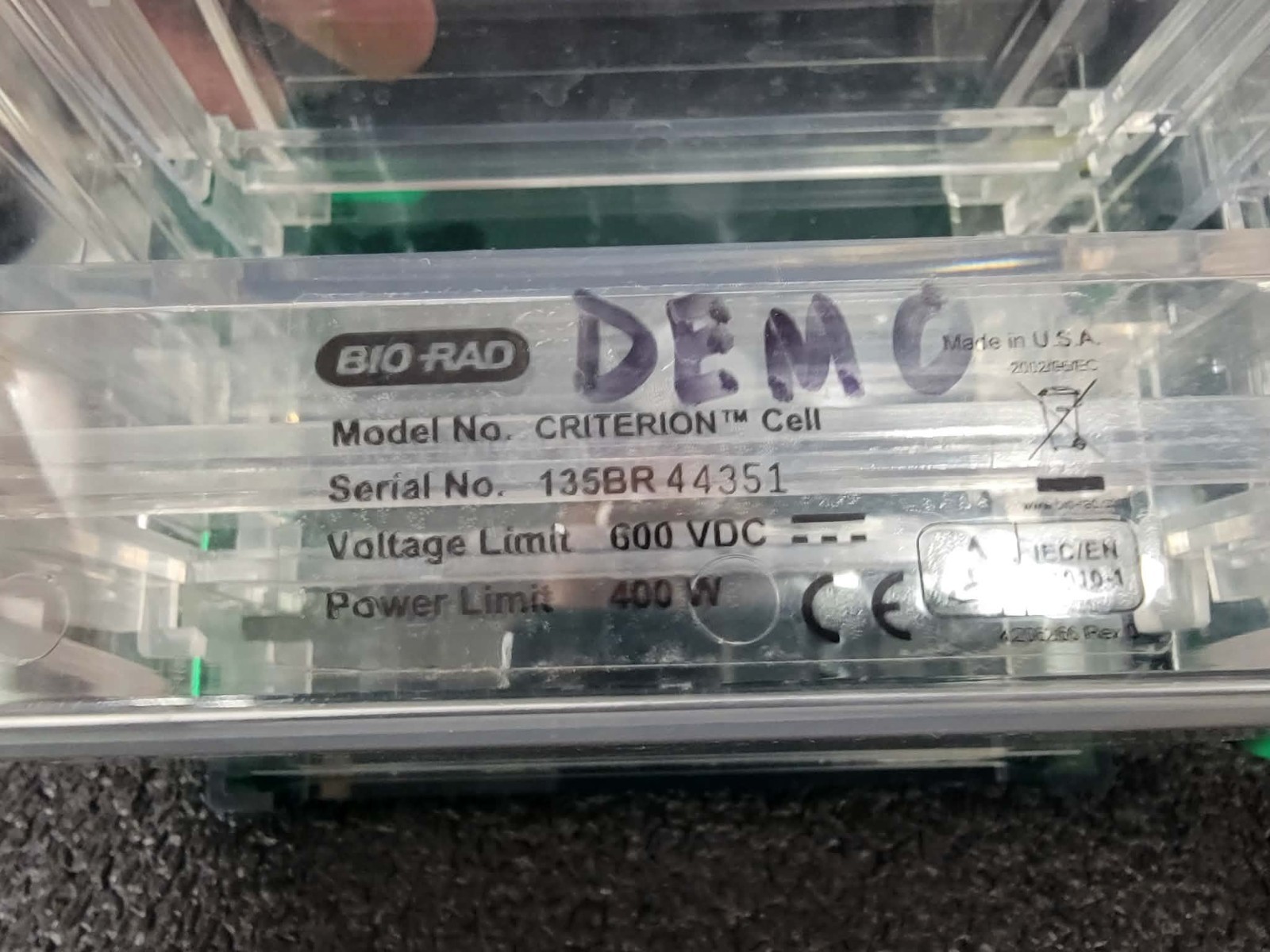 Bio-Rad PowerPac Basic 75W Tabletop Electrophoresis System 135BR Criterion Cell