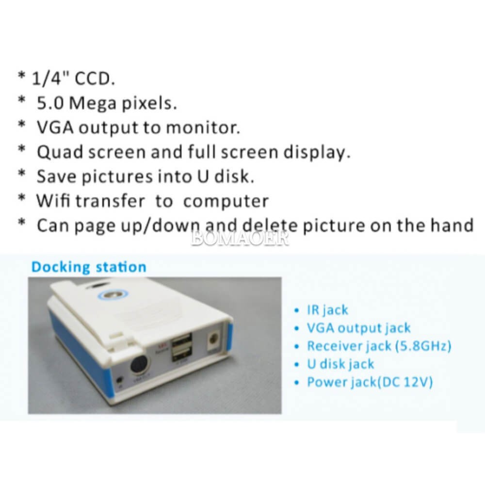 2.0 Mega Pixels Wireless High Resolution VGA Intra-Oral Camera with WIFI MD750AW