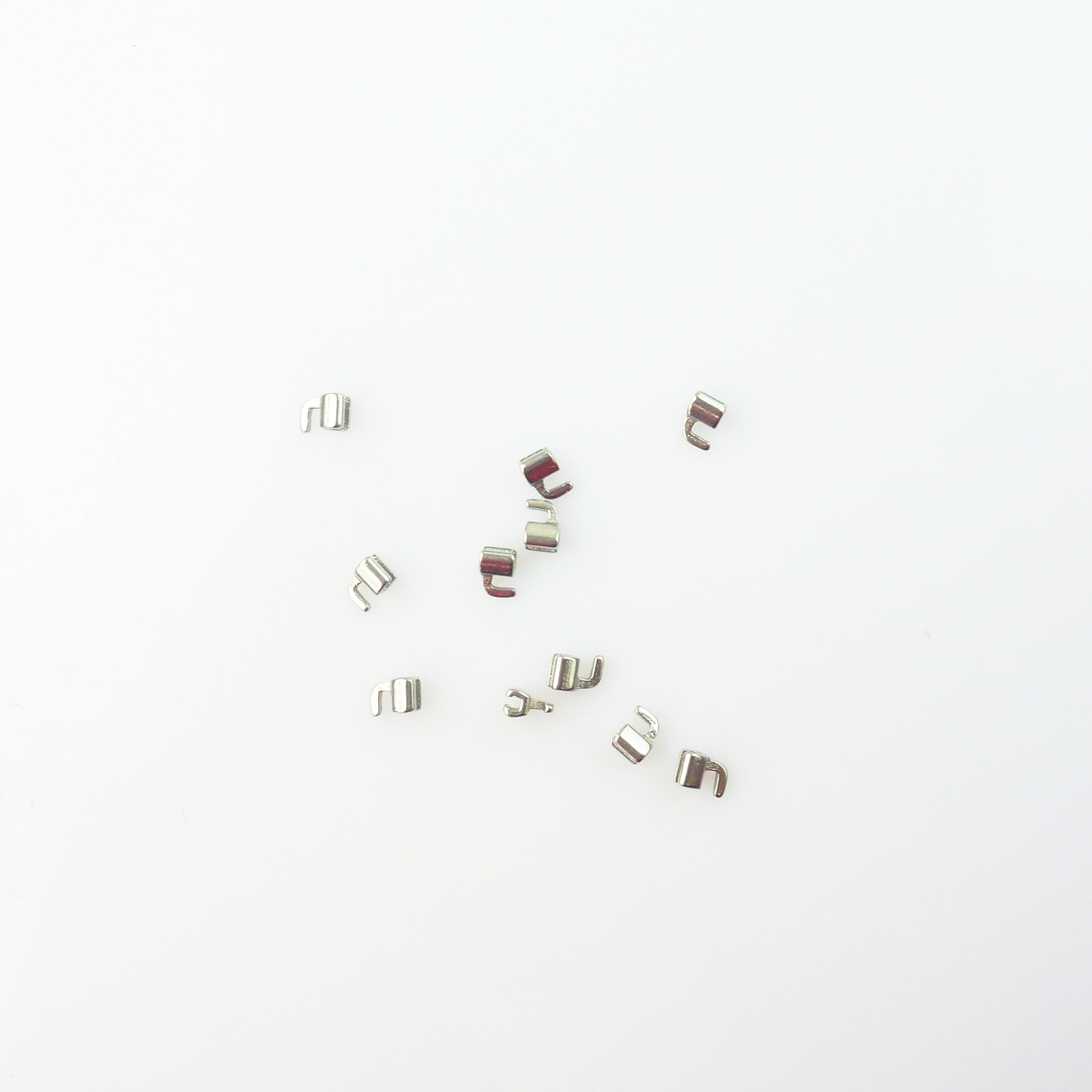 10Pcs Dental Ortho Crimpable Hooks Sliding/Cross/MINI/Sliding/Split Stops/Double