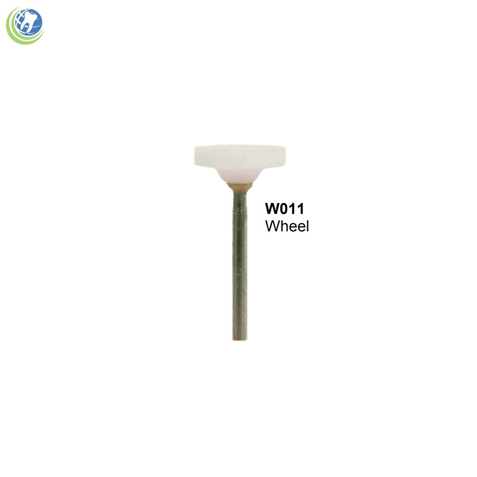 25 x Dental Lab White Mounted Grinding Points Stones Wheel W011 Ceramic Alloys