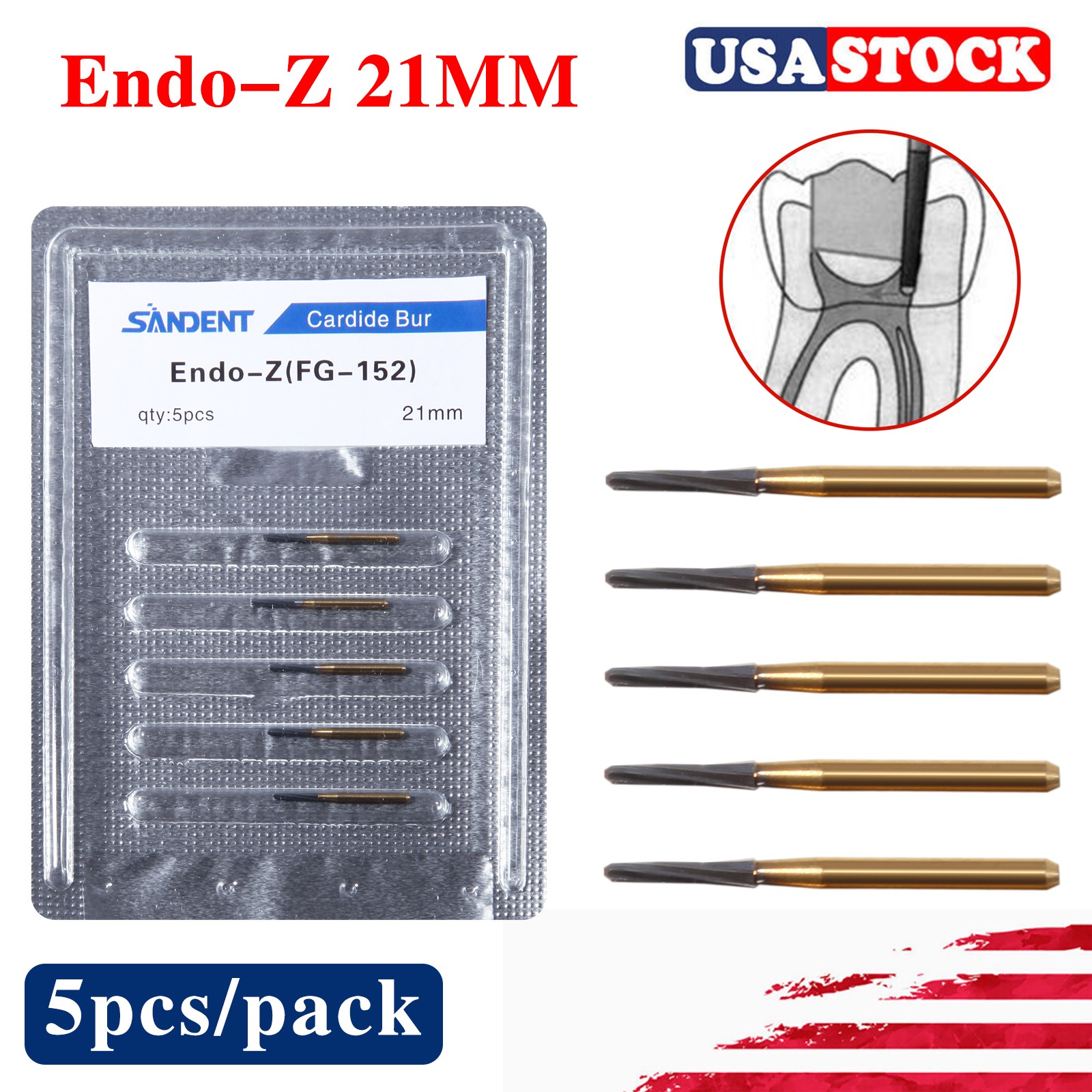 Dental Tooth Extraction Burs Carbide Burs FG Zekyra # 23/25/26/28 mm