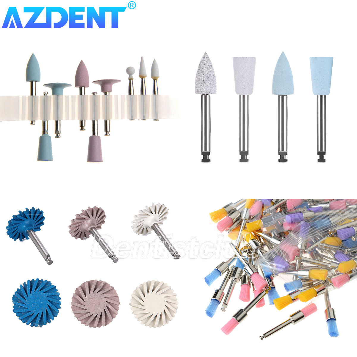 Dental Burs Diamond Burs Cups Composite Polishing for Low Speed Handpiece RA0309