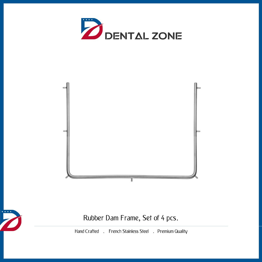 DENTAL RUBBER DAM FRAMES “SET OF 4” NEW