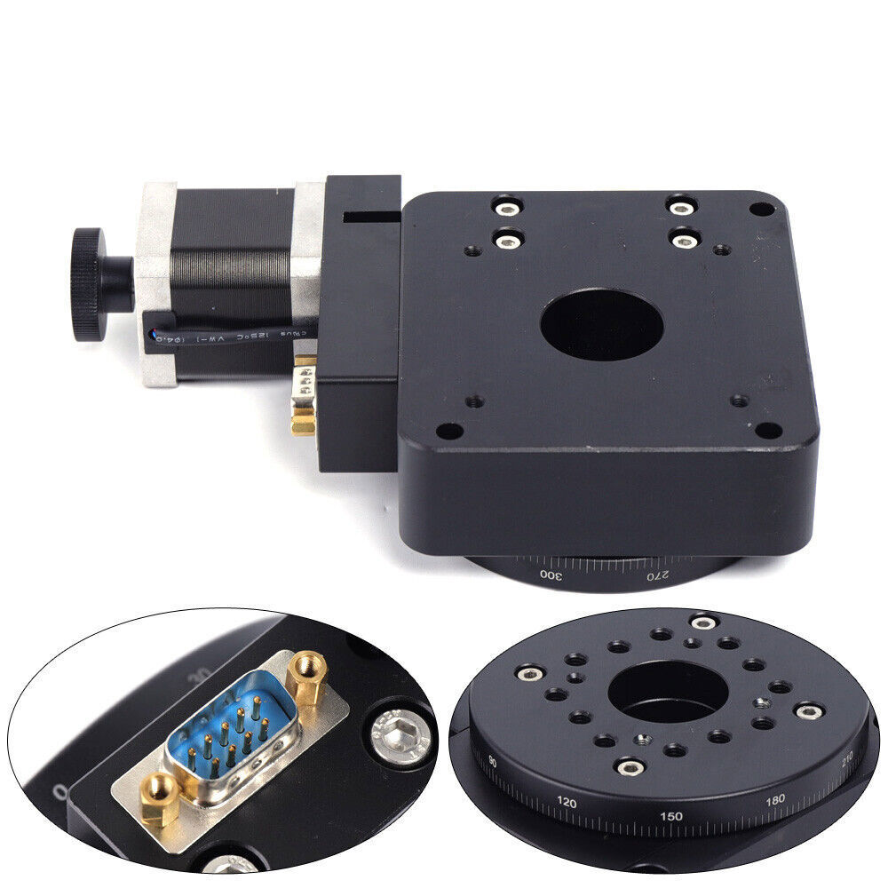 Electric 360?? Rotating Platform Optical Rotation Stage HT03RA100 High-Precision