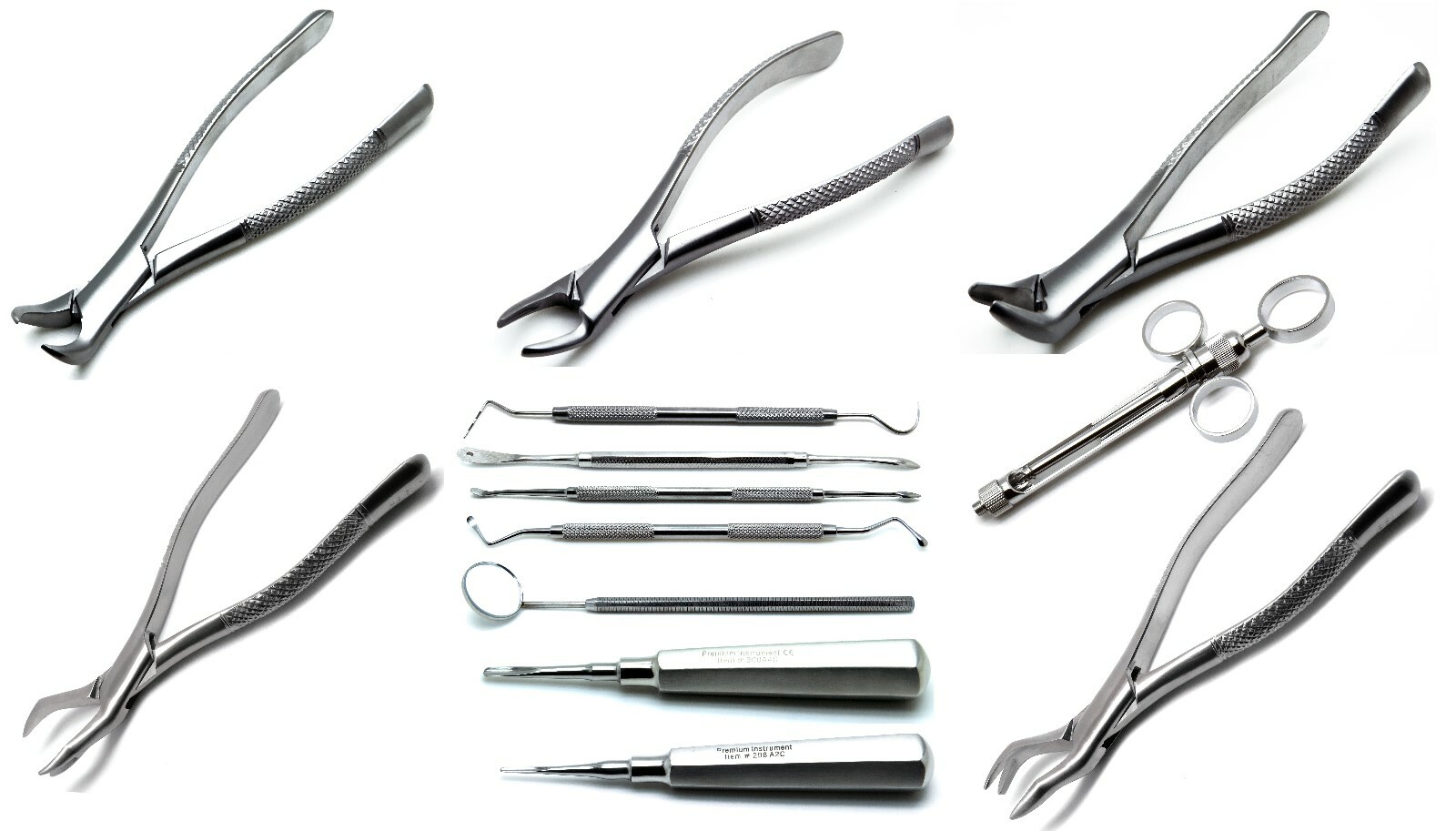 Dental Extraction Tray Setup Stainless Steel Premium Instruments Set of 13