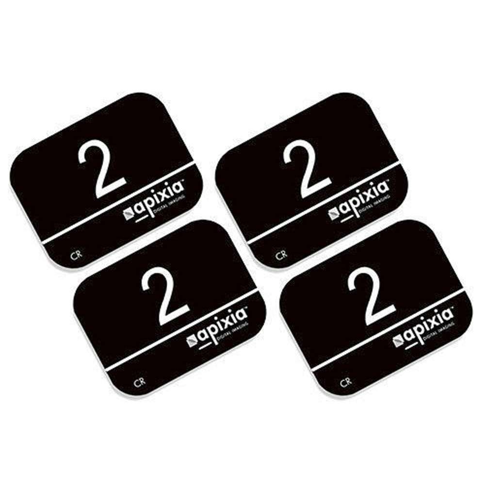 Apixia PSP Size 2 Reusable Phosphor Plates 4/Pk