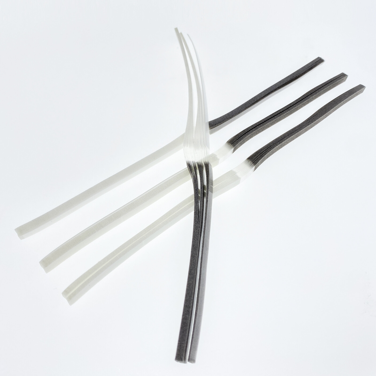 100Pcs/Box Dental Composite Polishing Strips 4 mm Polyester Fine/Coarse Grit