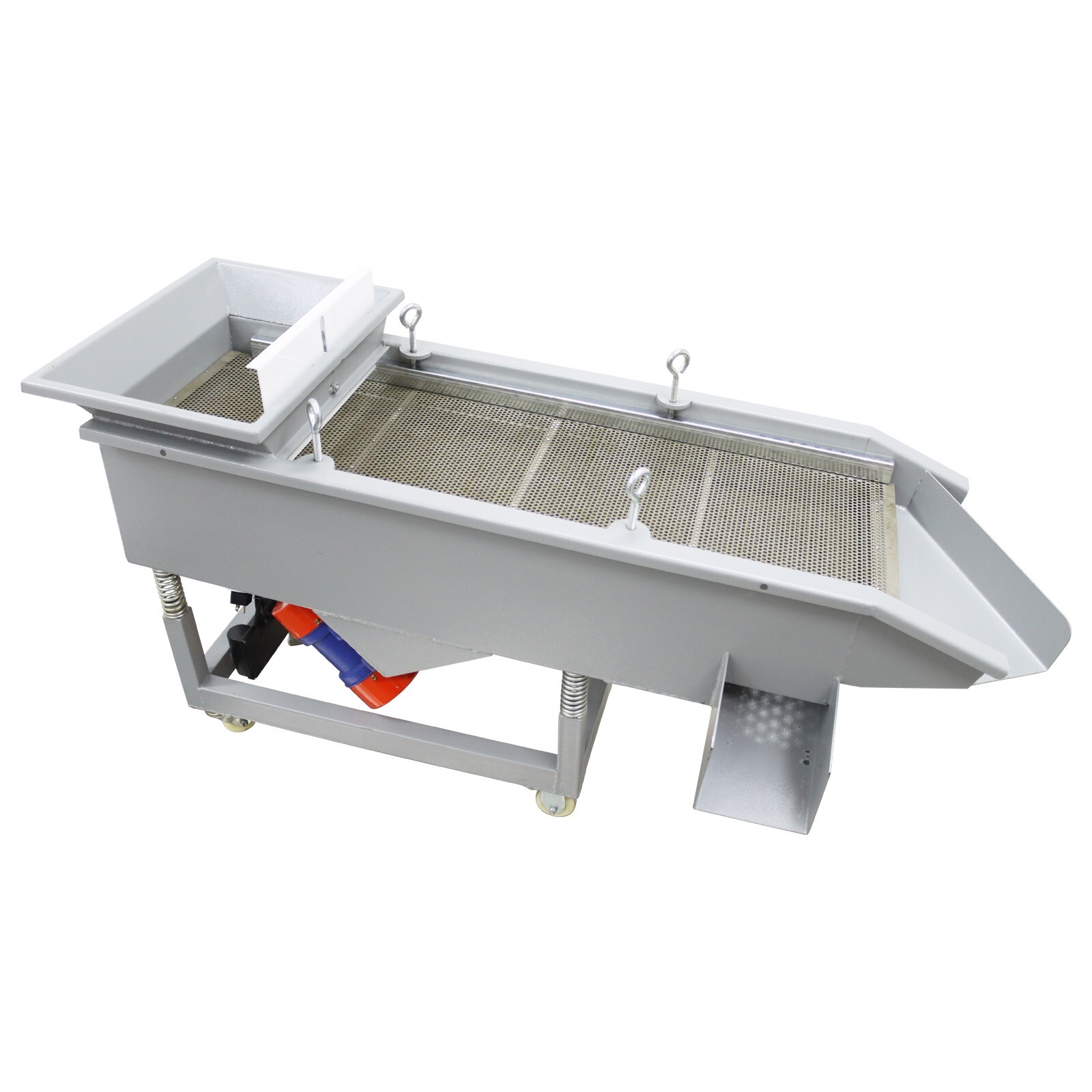Three Layers Round Hole Linear Vibrating Screen 220V 6&4&2mm Stainless Steel