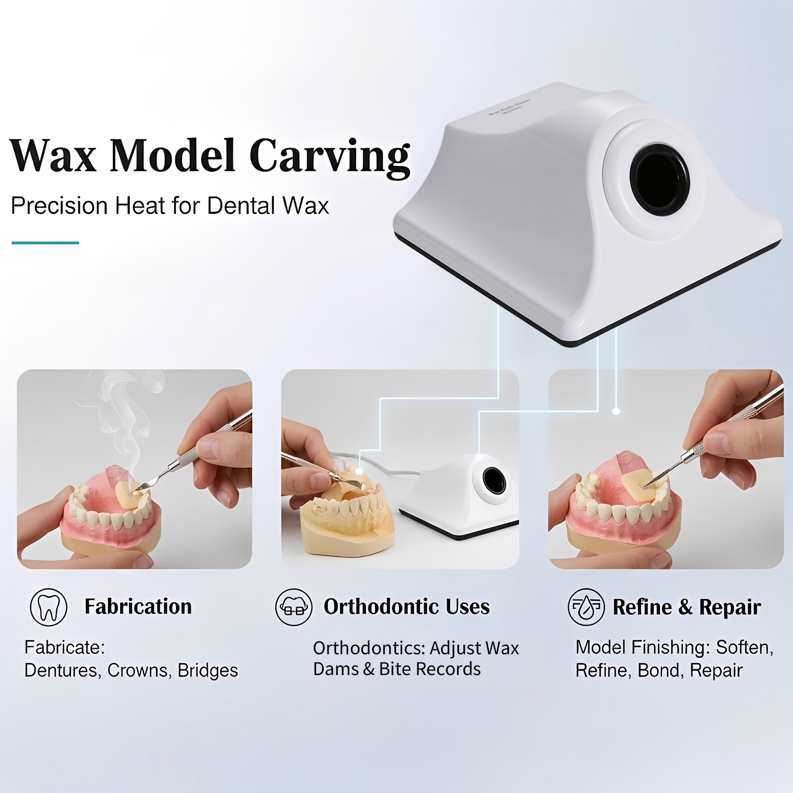 Dental Wax Knife Heater Technician Electric Waxer Inductor Processing Heating
