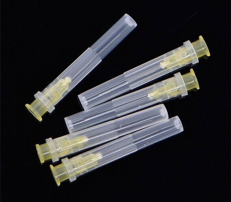 Dental Disposable Endo Irrigation Needle Syringe Tips 25G/27G/30G GA Side Vent